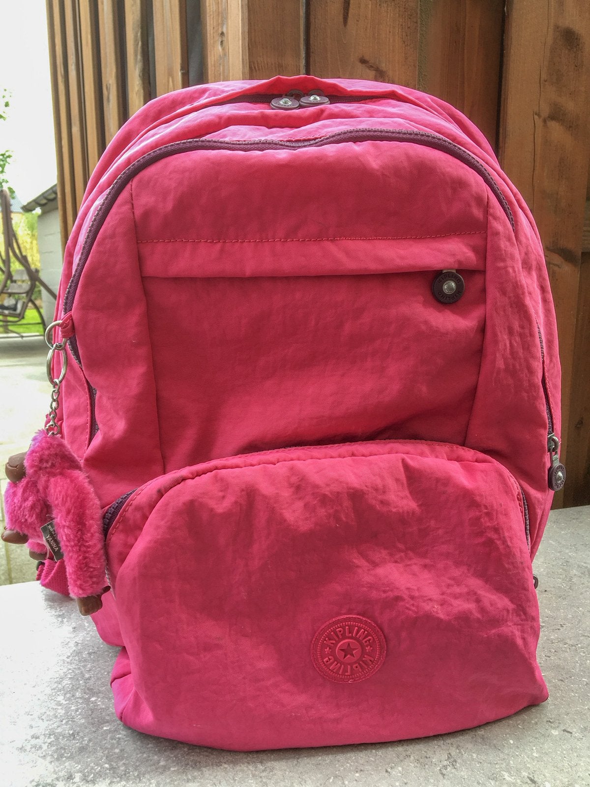 Rugzak Kipling, Ophalen of Verzenden, Gebruikt, Roze, Rugtas