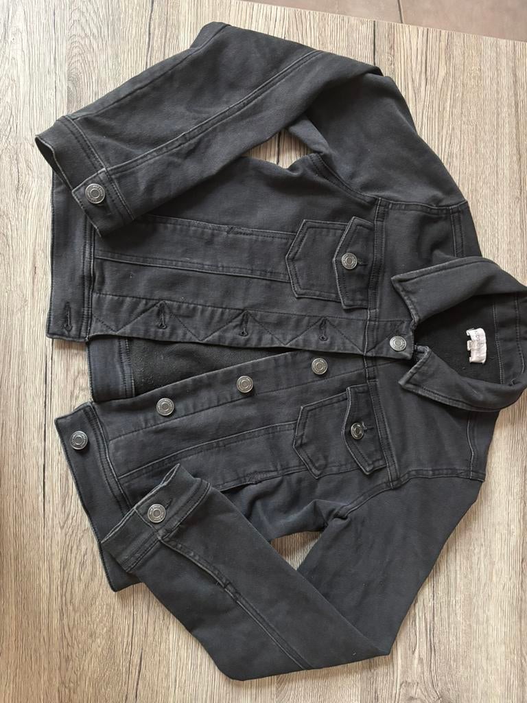 Meisjes jeans vest, Kinderen en Baby's, Ophalen of Verzenden, Zo goed als nieuw, Meisje
