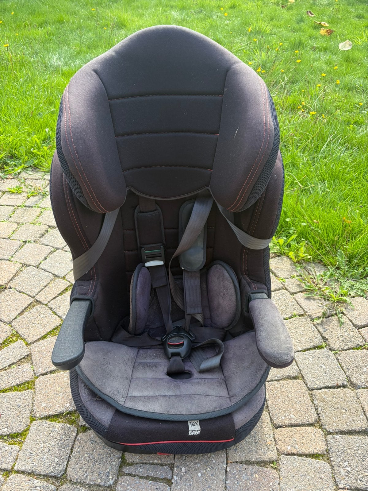 Tex Baby Autostoel met Isofix (Groep 1/2/3) - Zwart/Grijs, Enfants & Bébés, Enlèvement, Utilisé, Autres marques, Isofix