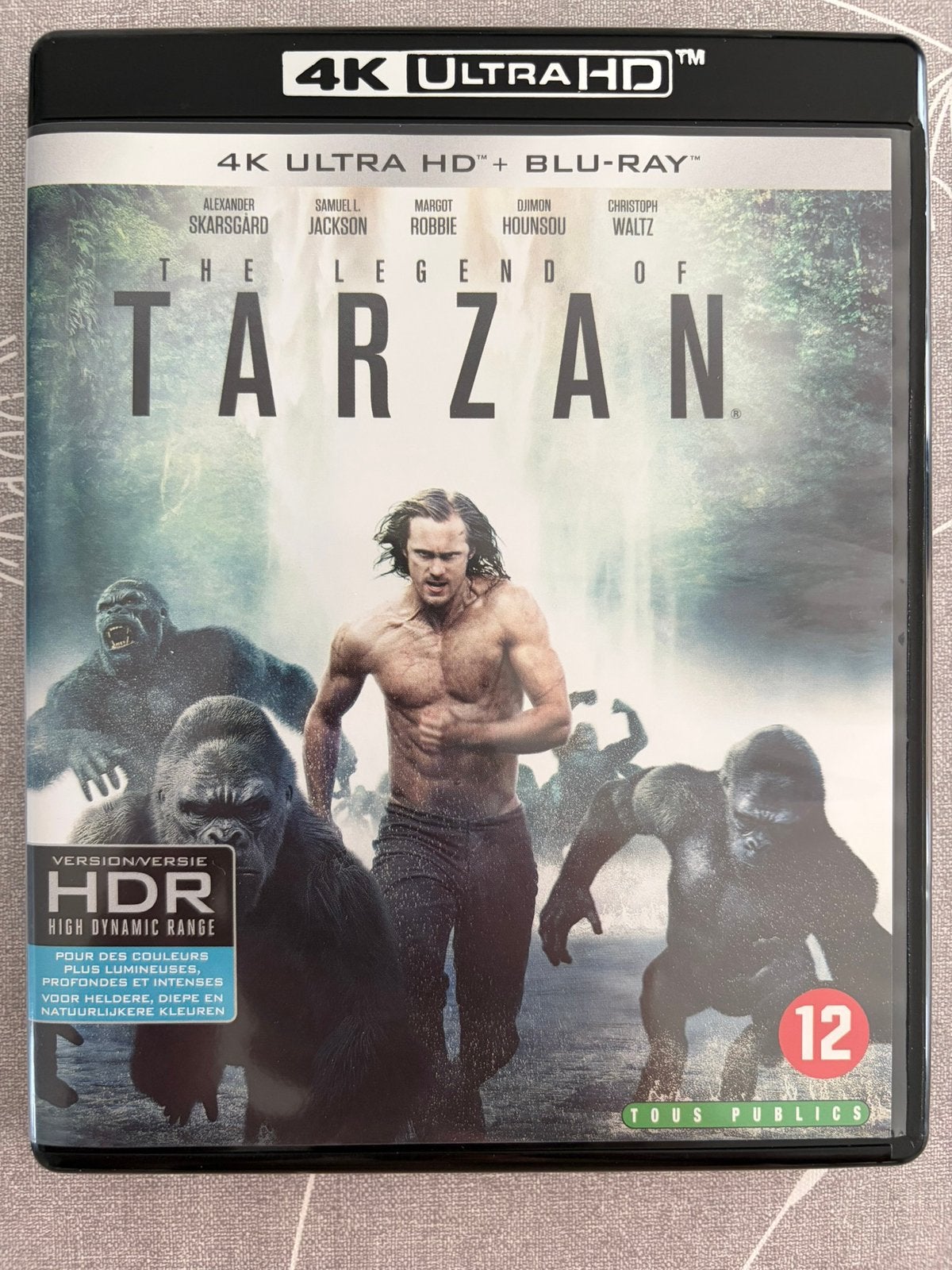 The Legend Of Tarzan 4k ultra HD + blu-ray, CD & DVD, Blu-ray, Enlèvement ou Envoi, Utilisé, Blu-ray 4K Ultra HD