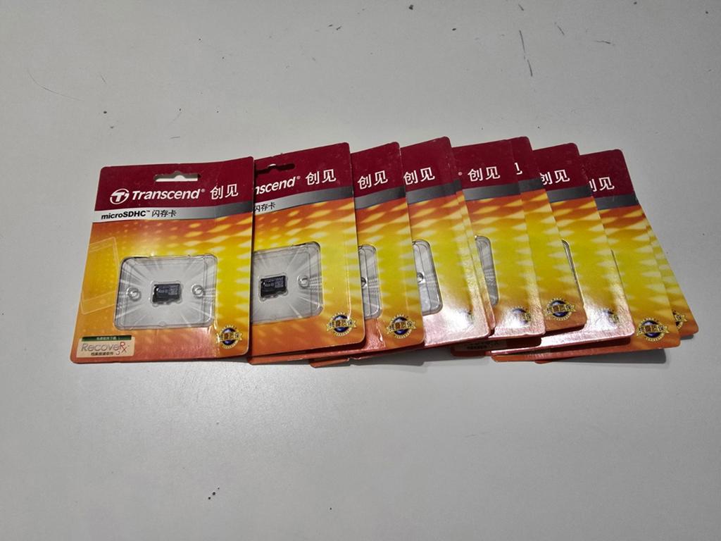 Lot de 10 cartes micro Sd Transcend 4Go, Audio, Tv en Foto, Foto | Geheugenkaarten, Ophalen of Verzenden, SD
