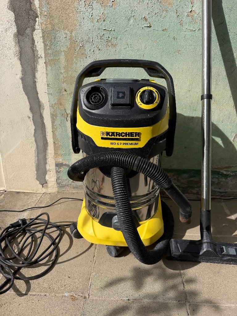 Karcher WD6 Premium bouwstofzuiger, Elektronische apparatuur, Ophalen, Gebruikt, Kärcher, Industriële stofzuiger