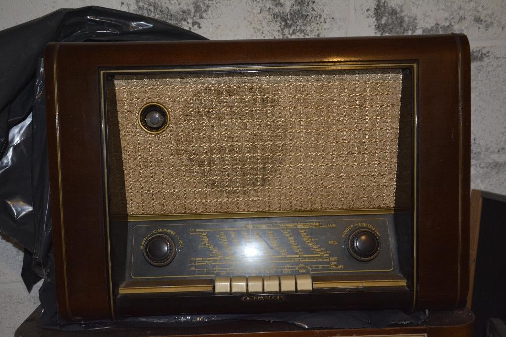 Oude radio, Antiek en Kunst, Curiosa en Brocante, Ophalen