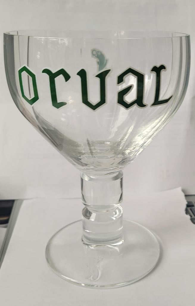 Exceptionnel verre d'Orval VERT, Antiek en Kunst, Ophalen of Verzenden