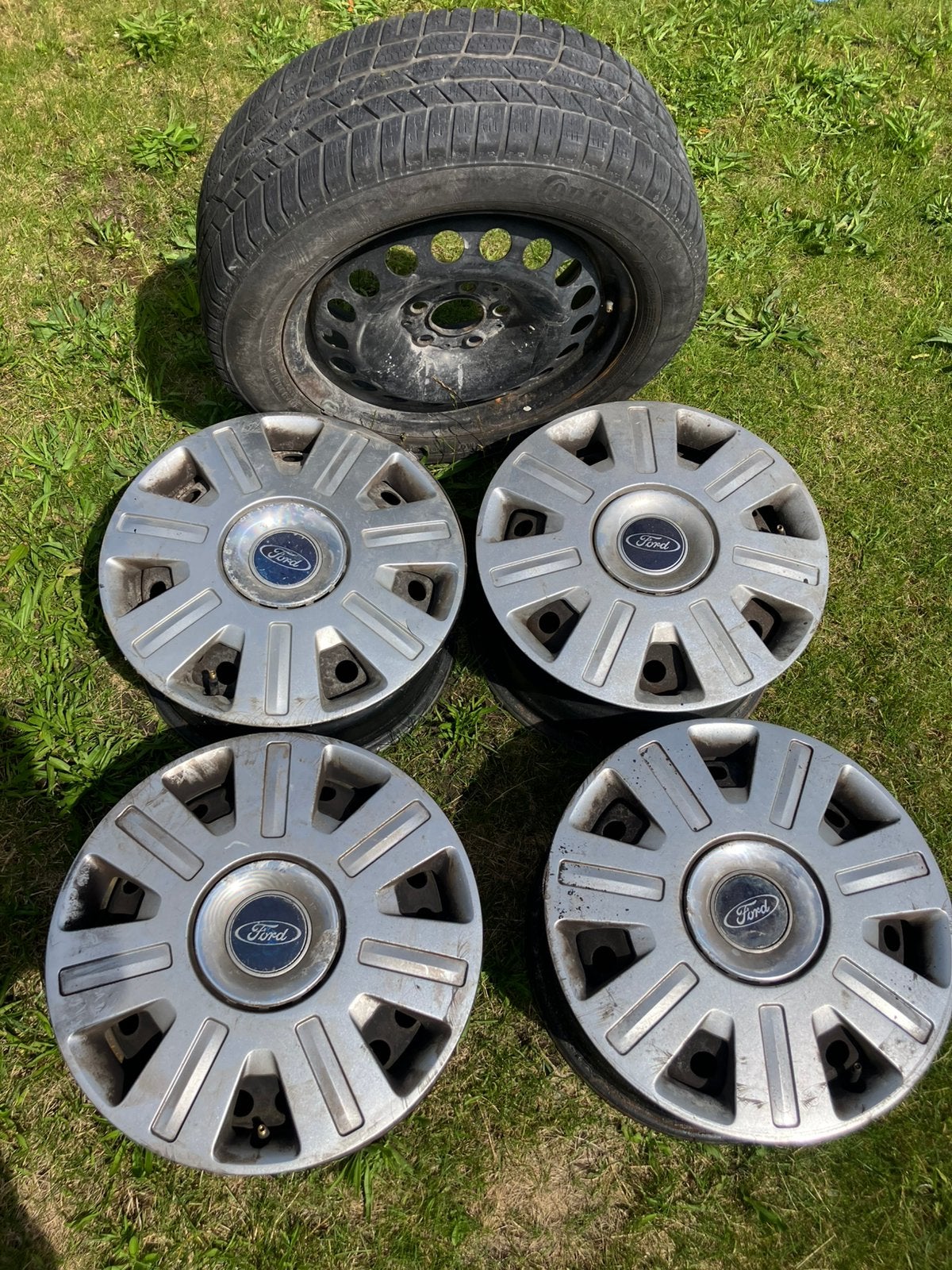 Michelin Goodyear 205/55R16 banden, Auto-onderdelen, Banden en Velgen, Banden en Velgen, 16 inch, 205 mm, Personenwagen, Gebruikt
