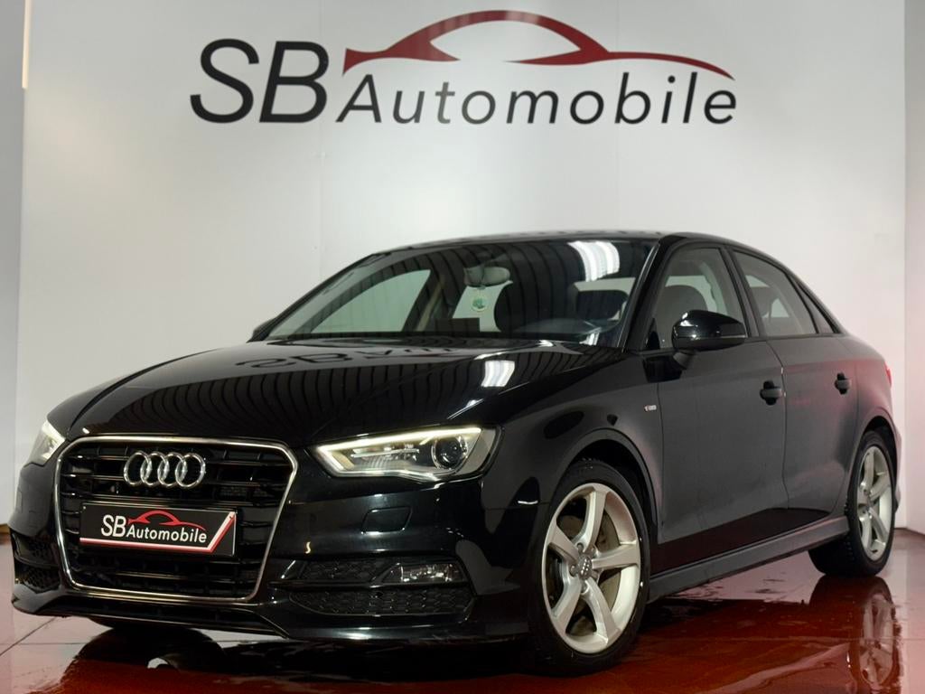 Audi A3 Sportback 2.0TDi Ambition S line/BI-XENON/GARANTIE, Auto's, Audi, Euro 5, 4 cilinders, Zwart, Bedrijf