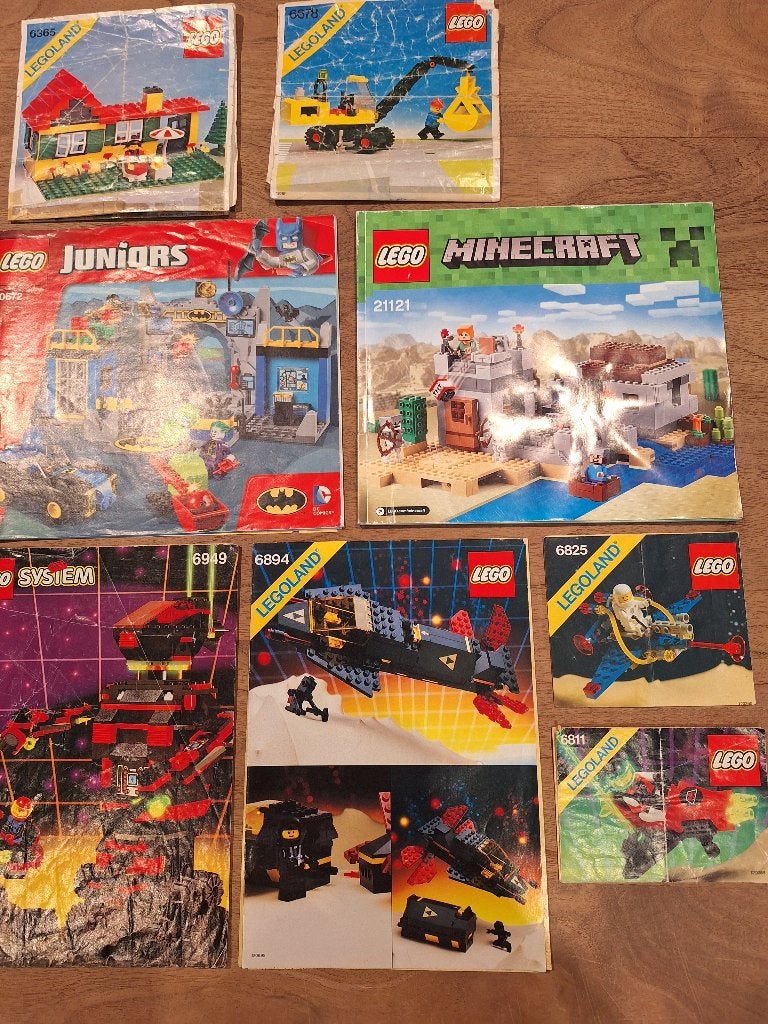 lego instructieboekjes lot 1space minecraft juniors 351..., Ophalen of Verzenden, Gebruikt, Lego, Space