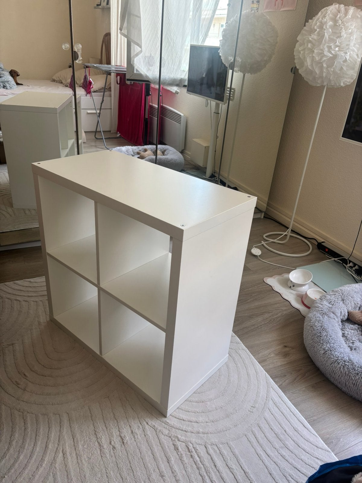 Meuble Ikéa Kallax 4 cases, Huis en Inrichting, Kasten | Schoenenkasten, Zo goed als nieuw, Ophalen