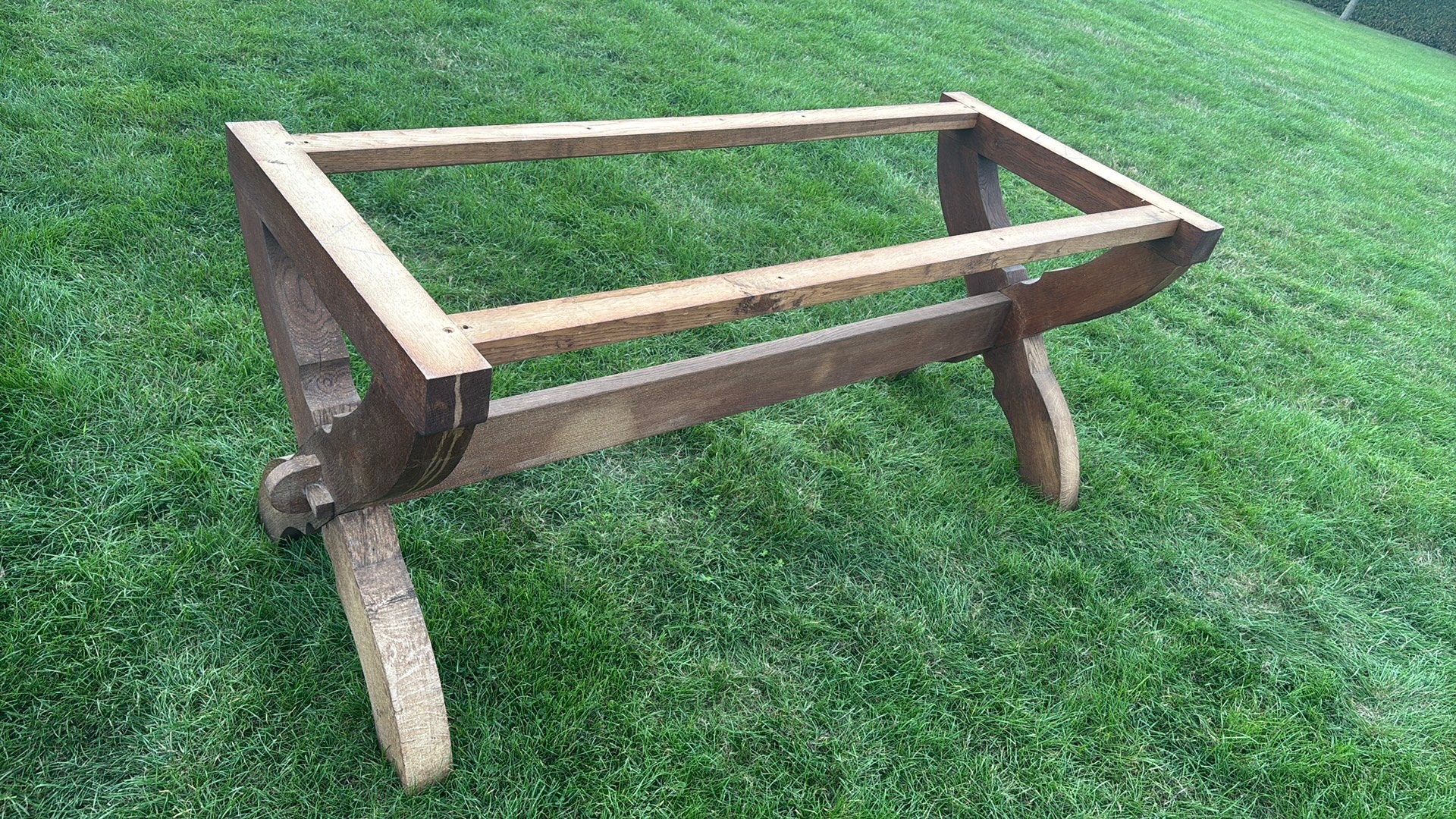 Pied de table en chene, Jardin & Terrasse, Enlèvement, Utilisé