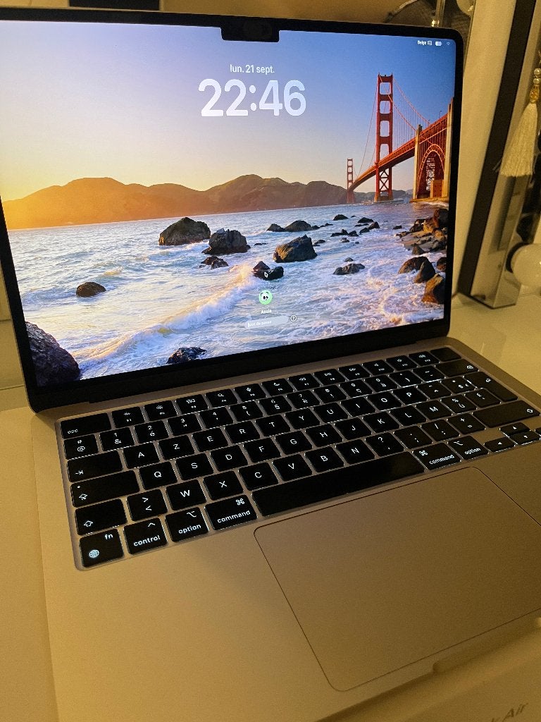 MacBook Air M3, Informatique & Logiciels, 256 GB, Enlèvement ou Envoi, Comme neuf, Azerty