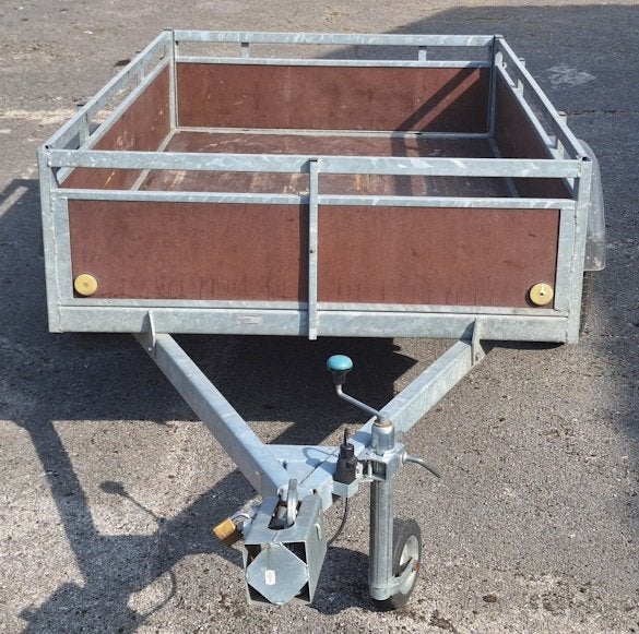 Weytens aanhangwagen 200 x 130 cm, incl. net en beugelslot, Ophalen, Gebruikt