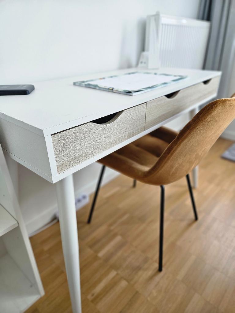 Bureau met 3 lades, Maison & Meubles, Bureaux, Scandinave, Autres marques, Autres types, Comme neuf