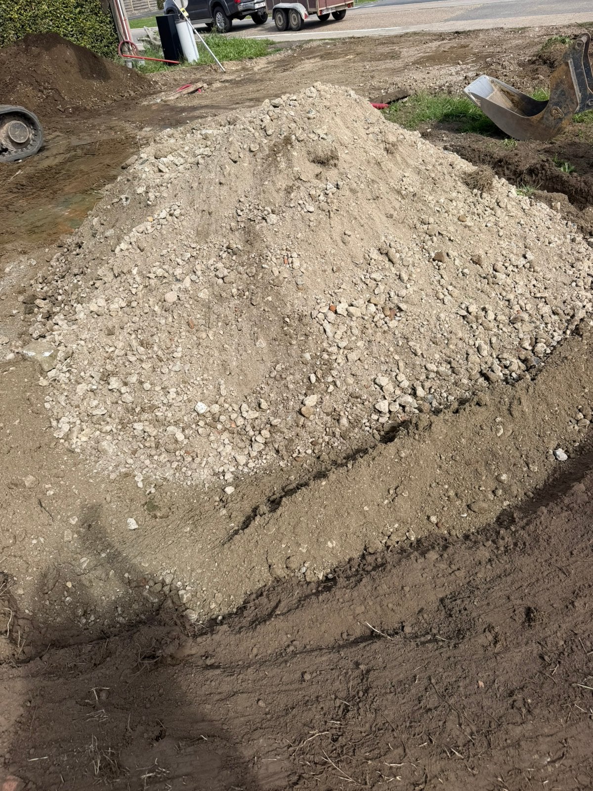 Gemengd betonpuin 0,4, Ophalen, Zo goed als nieuw