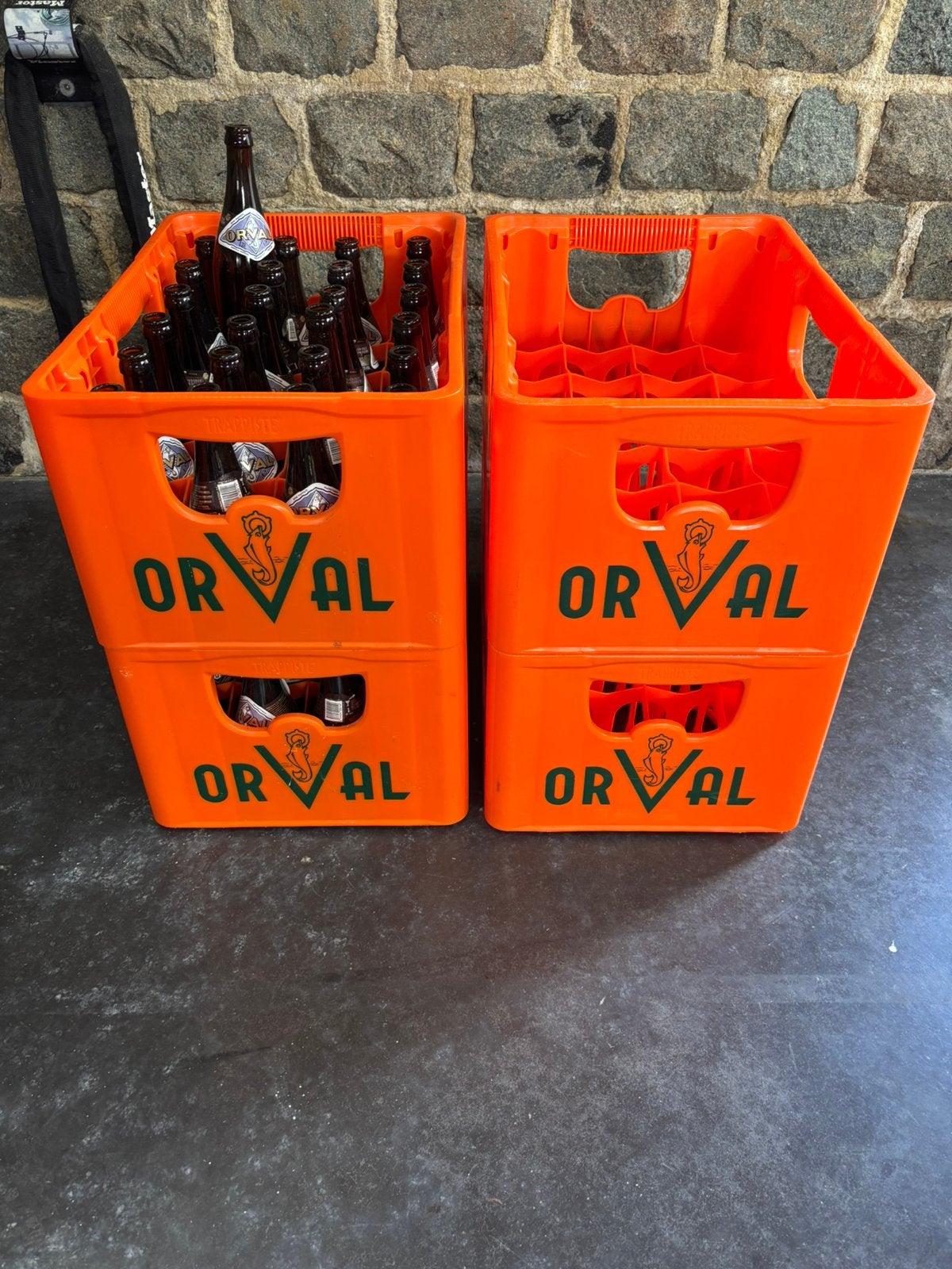 Bacs Orval 4x bière, Verzamelen, Ophalen, Gebruikt