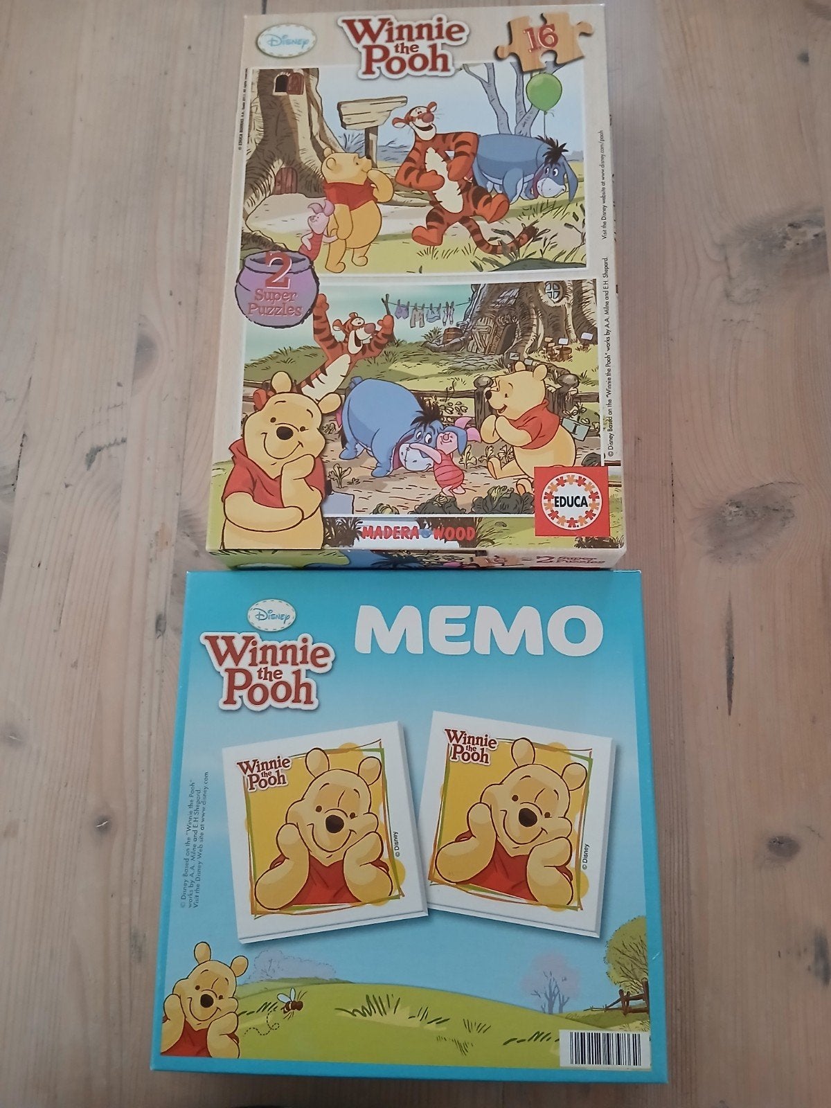 Memo en 2 puzzels Winnie the pooh, Enlèvement ou Envoi