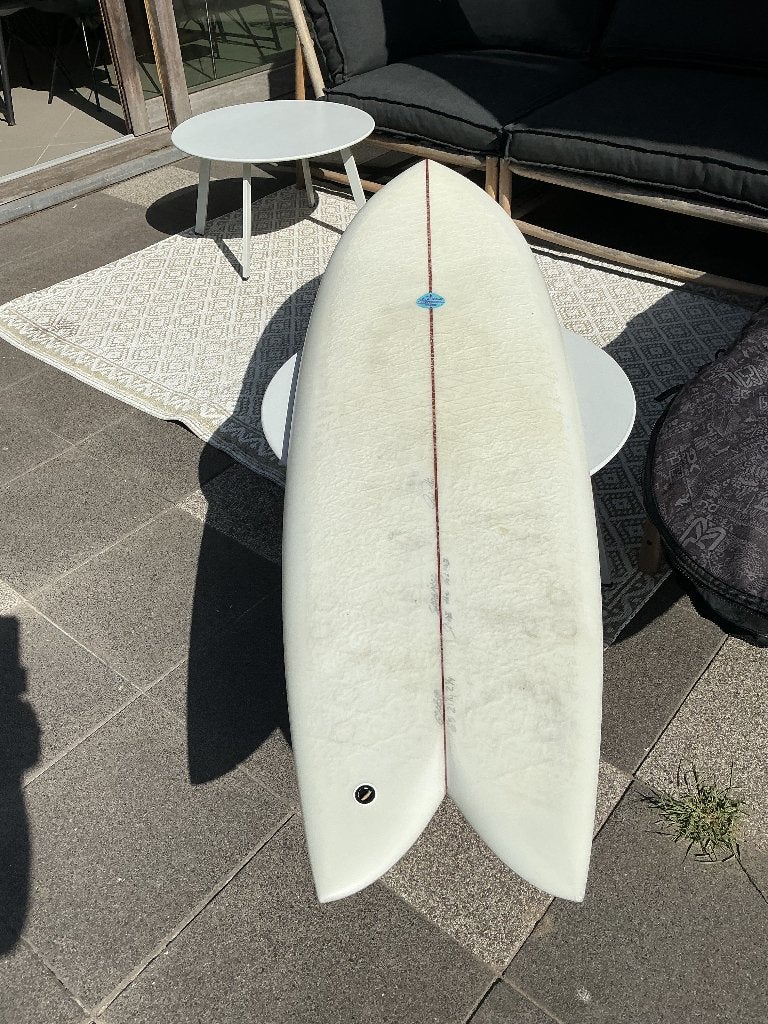 6’5 Josh Hall piseas quad fish, Watersport en Boten, Golfsurfen, Ophalen, Zo goed als nieuw, Fish