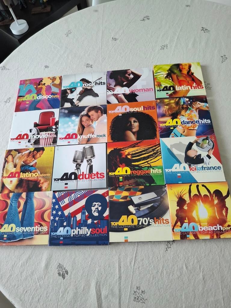 Les 40 meilleurs succès du double CD : 1,5 euro par boîte, CD & DVD, Enlèvement ou Envoi