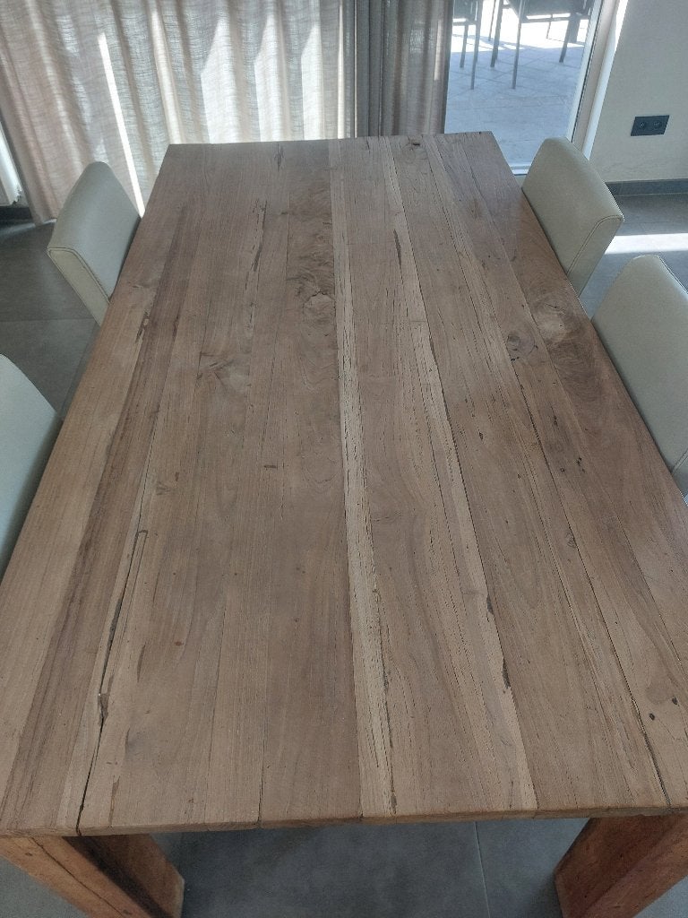 Teak tafel, Ophalen, Gebruikt, Teakhout