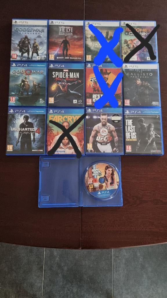 Spellen Ps 5-Ps 4, Ophalen of Verzenden, Zo goed als nieuw, Eén computer