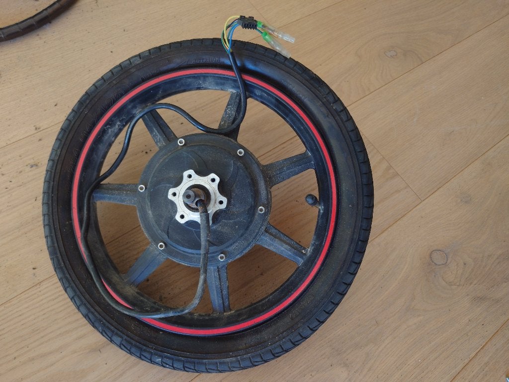 Achterwielfiets met motor, Fietsen en Brommers, Gebruikt, Motor, Windgoo, Aluminium