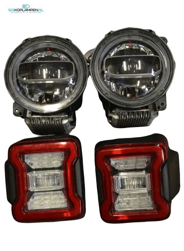 Jeep Wrangler 4 / IV Led Koplamp links rechts achterlicht, Jeep, Gebruikt, -, -