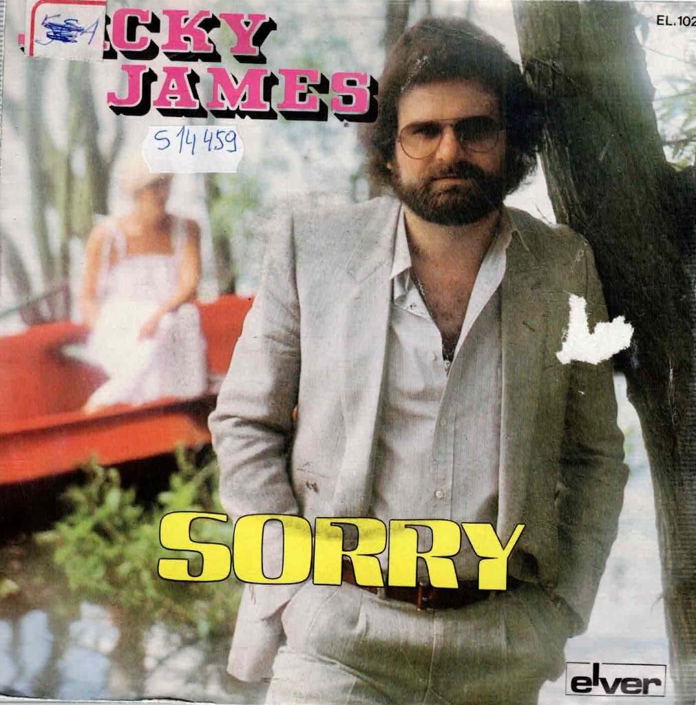Vinyl, 7"  /  Jacky James – Sorry, Ophalen of Verzenden, 1980 - 1989, Overige formaten