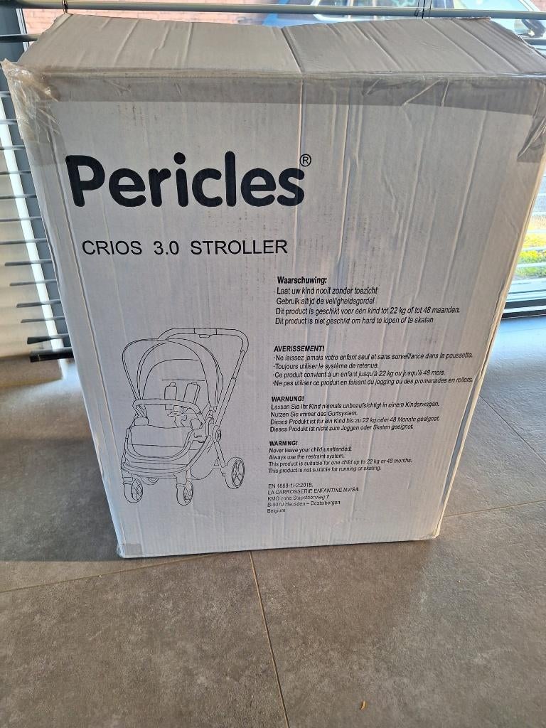 Buggy Pericles Crios 3.0 + Cybex Sirona Z I-size, Zo goed als nieuw, Combiwagen, Verstelbare duwstang, Ophalen