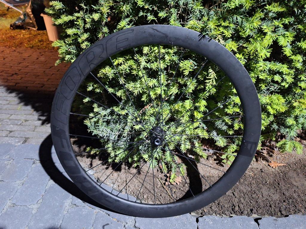 Carbon wielen Fore Five CRD disc, Vélos & Vélomoteurs, Vélos Pièces, Enlèvement, Utilisé, Roue, Carbone