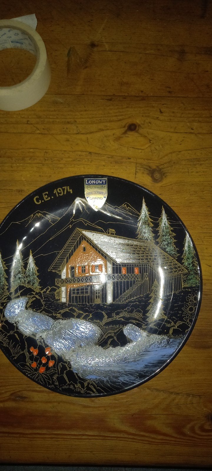 assiette de longwy 1974, Enlèvement ou Envoi