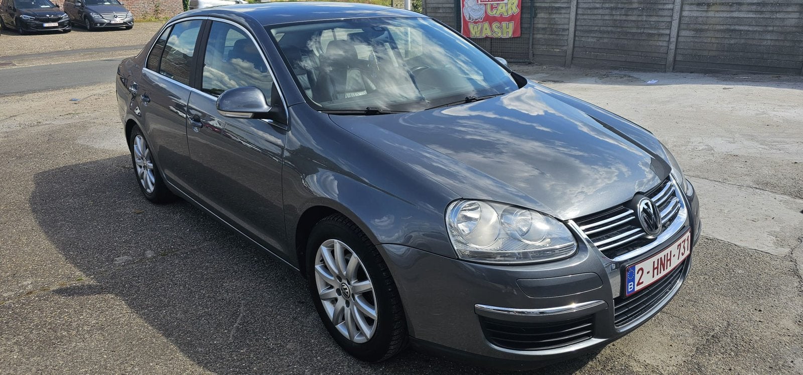 Volkswagen Jetta 2008, Auto's, Automaat, Zwart, Trekhaak, 5 deurs