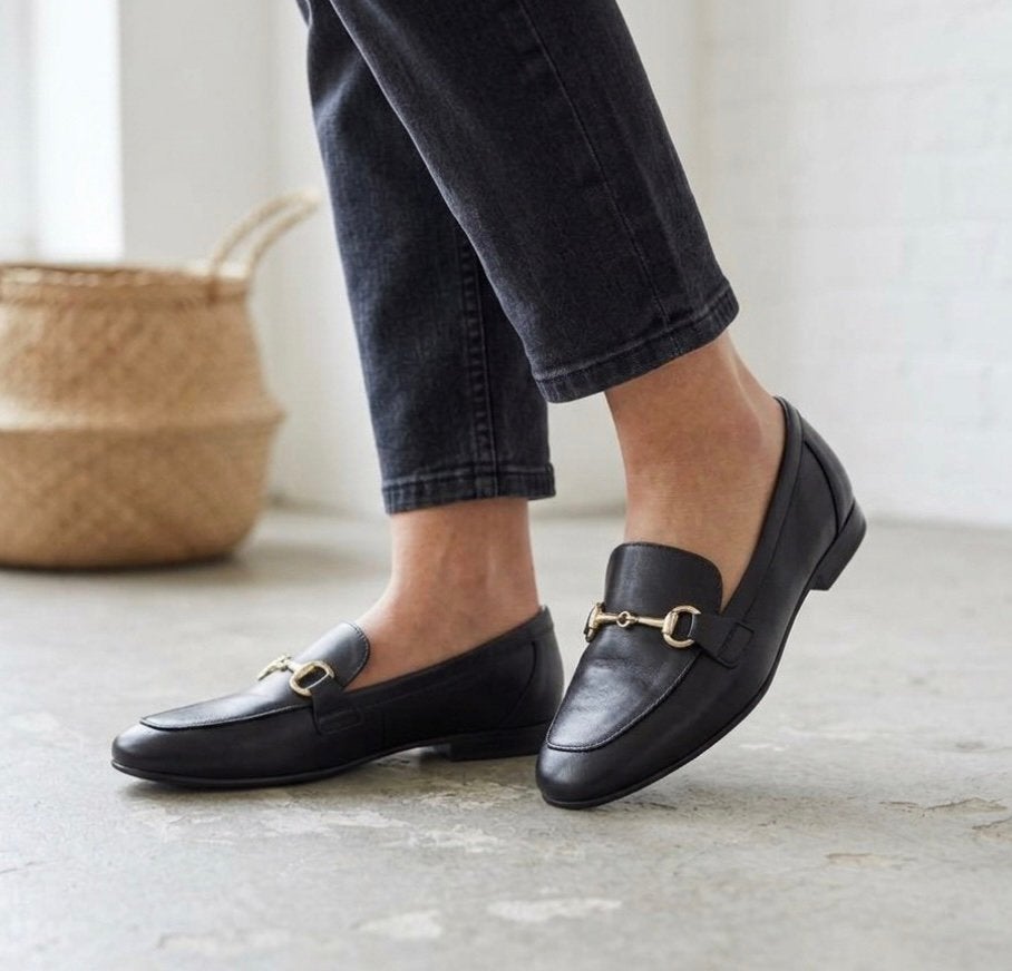Zwarte Mocassins / Marco Tozzi / 36, Kleding | Dames, Verzenden, Zwart, Overige typen, Zo goed als nieuw