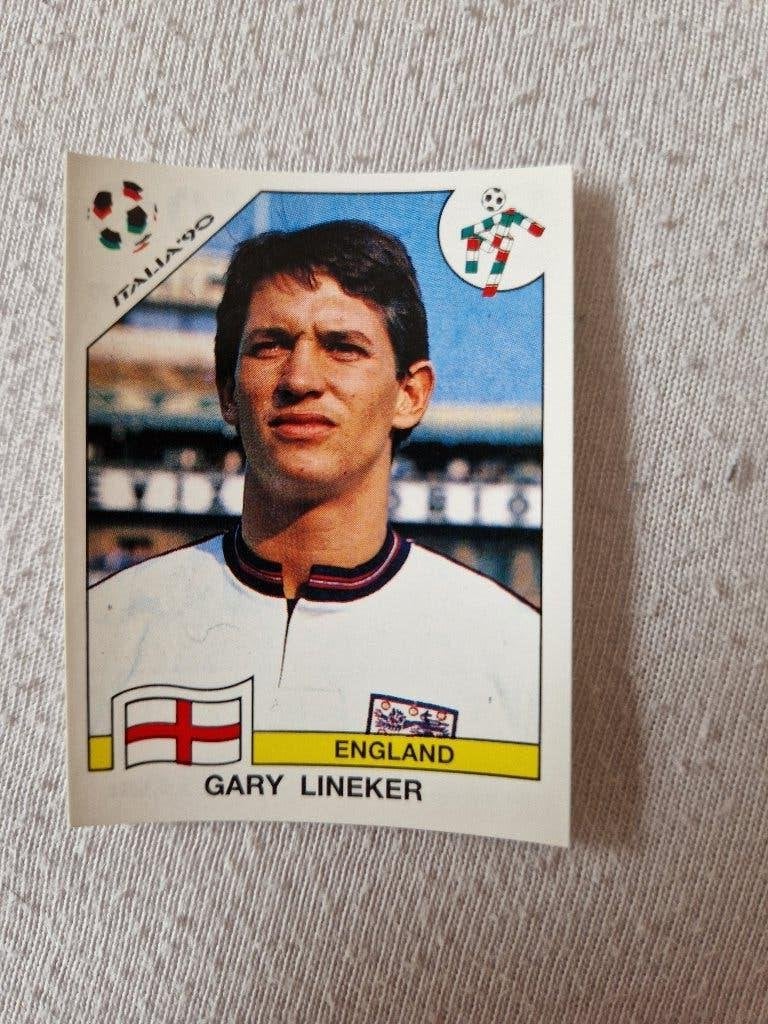 Panini Italia90 Lineker, Envoi, Utilisé, Autocollant