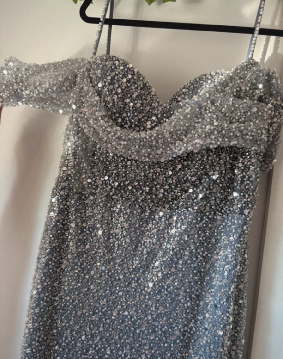 Feestjurk, Kleding | Dames, Gelegenheidskleding, Ophalen, Gedragen, Maat 42/44 (L), Blauw