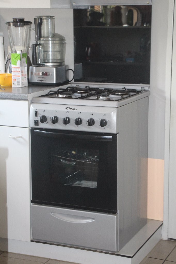 Gasfornuis, Grill, 60 cm of meer, Zo goed als nieuw, Gas