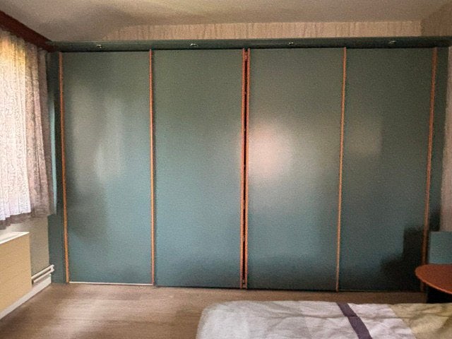 Meubles de lit et armoire gratuits, Maison & Meubles, Enlèvement, Utilisé, Deux personnes