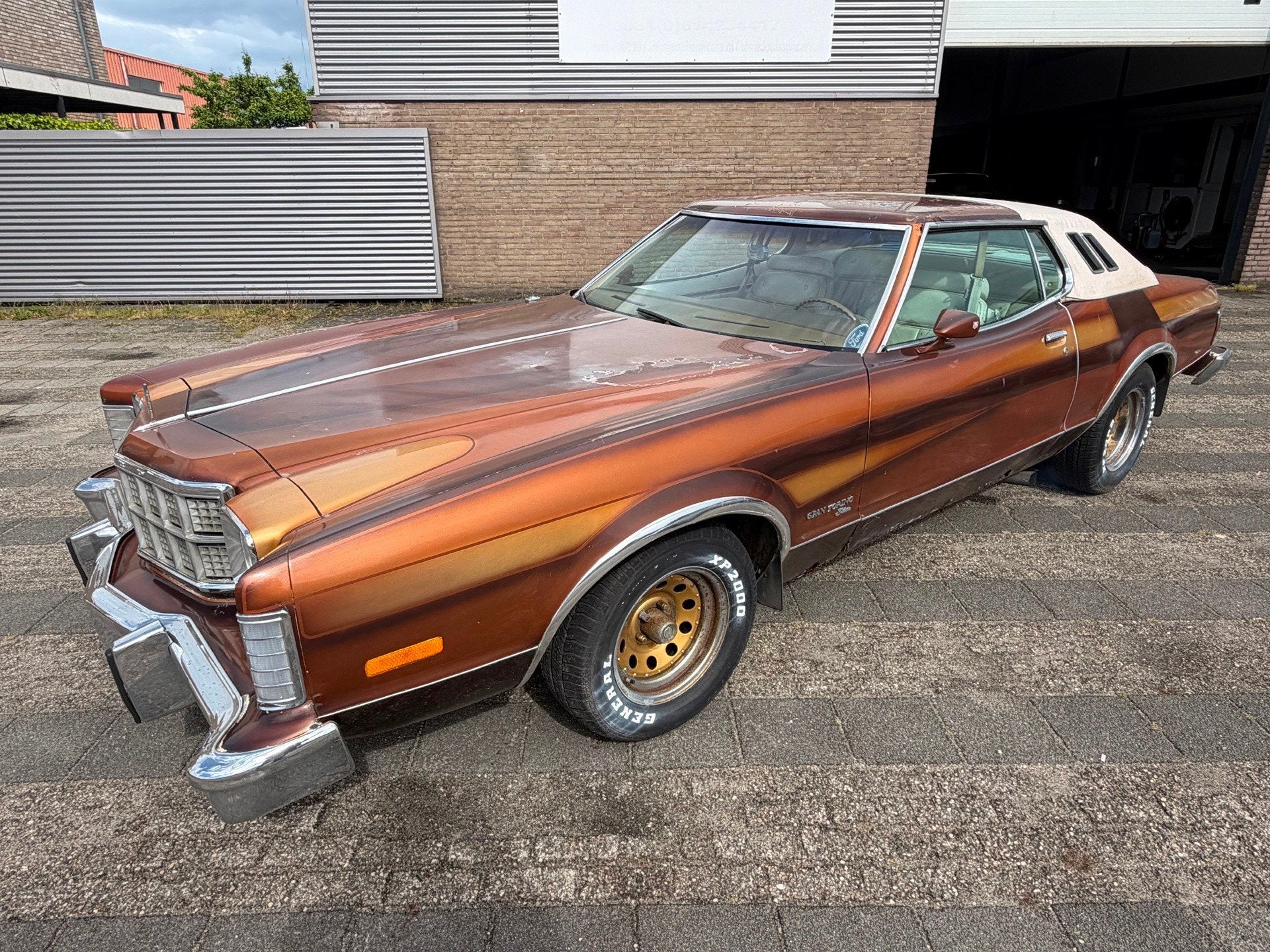 Ford USA Gran Torino 5.7 V8 Hardtop, Auto's, 4 deurs, Achterwielaandrijving, Gebruikt, Bruin