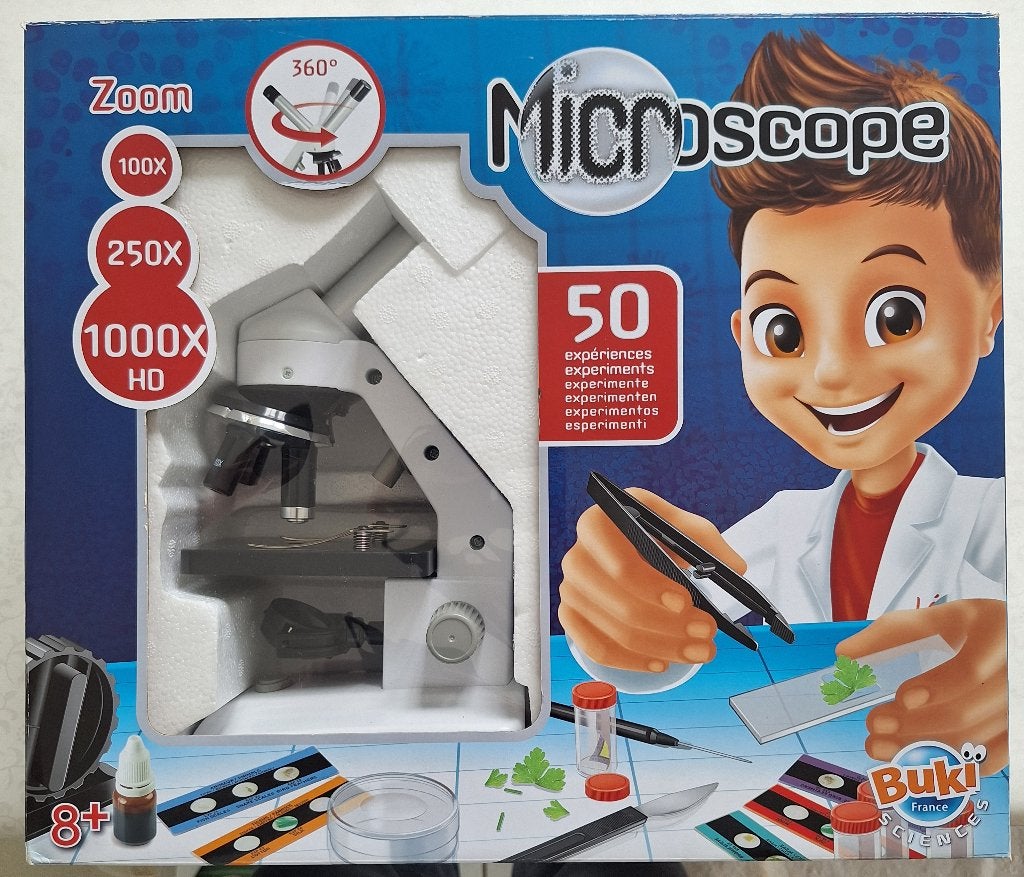 Microscope Buki 50 expériences, Enfants & Bébés, Jouets | Éducatifs & Créatifs, Enlèvement, Neuf, Découverte, Avec lumière