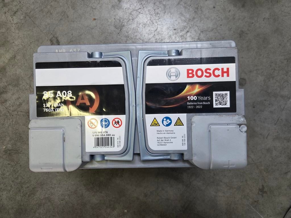 Bosch S5A08 AGM 12V 70ah 760A NIEUW, Auto-onderdelen, Ophalen