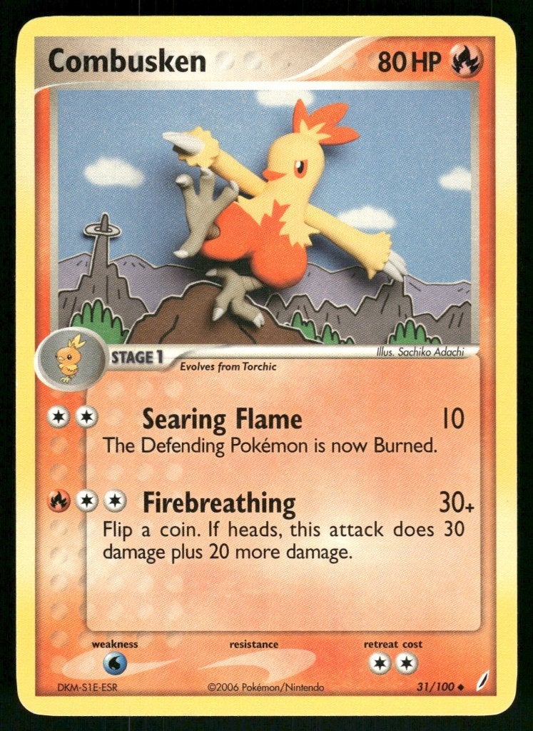 Combusken 31/100 - Crystal Guardians (EX), Verzenden, Gebruikt
