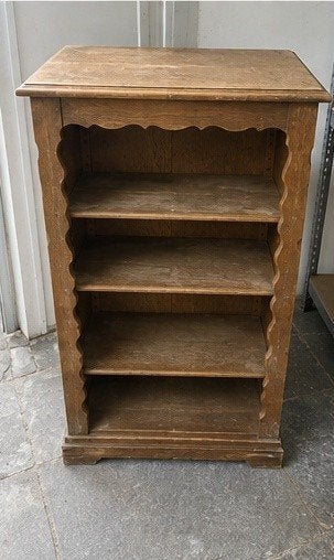 oud massief eik boeken laden kast, Ophalen