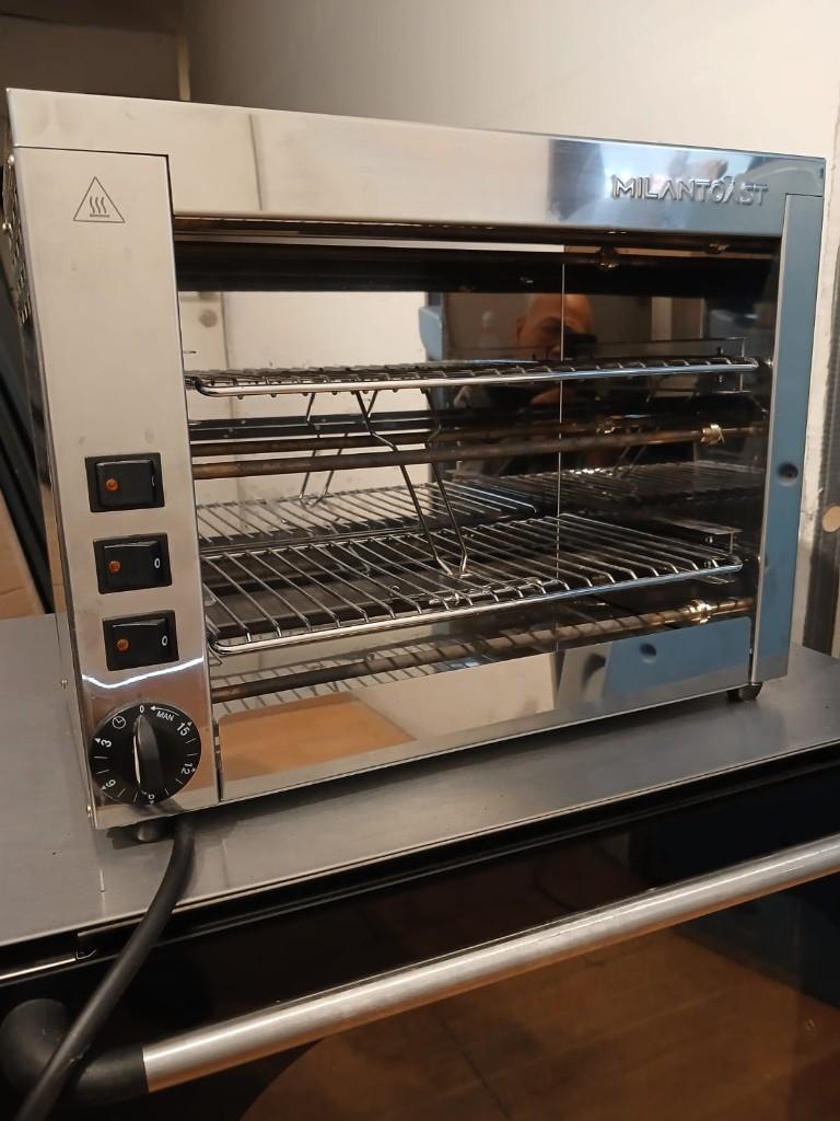 Gril-Toaster Salamandre Professionnel Milantoast– Inox, Articles professionnels, Enlèvement ou Envoi, Utilisé, Autres types