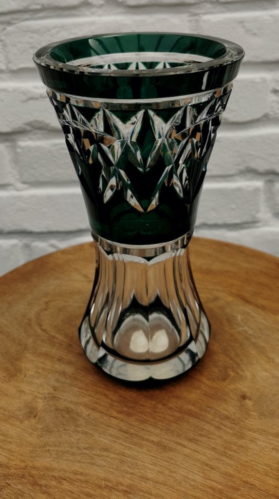 Een decoratieve Bohemia Crystal Vaas, Ophalen