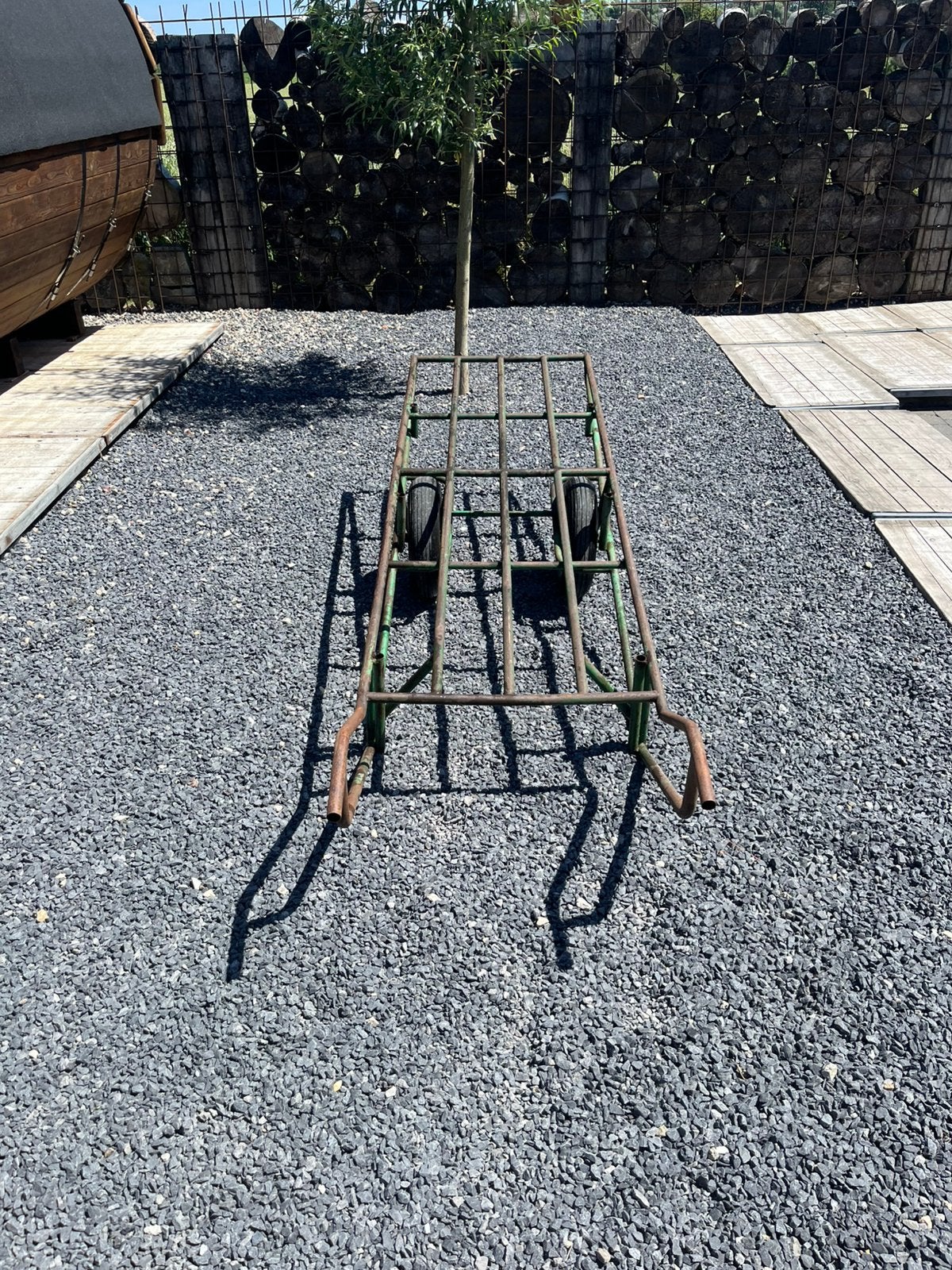 Stoot of trek kar, Ophalen, Gebruikt