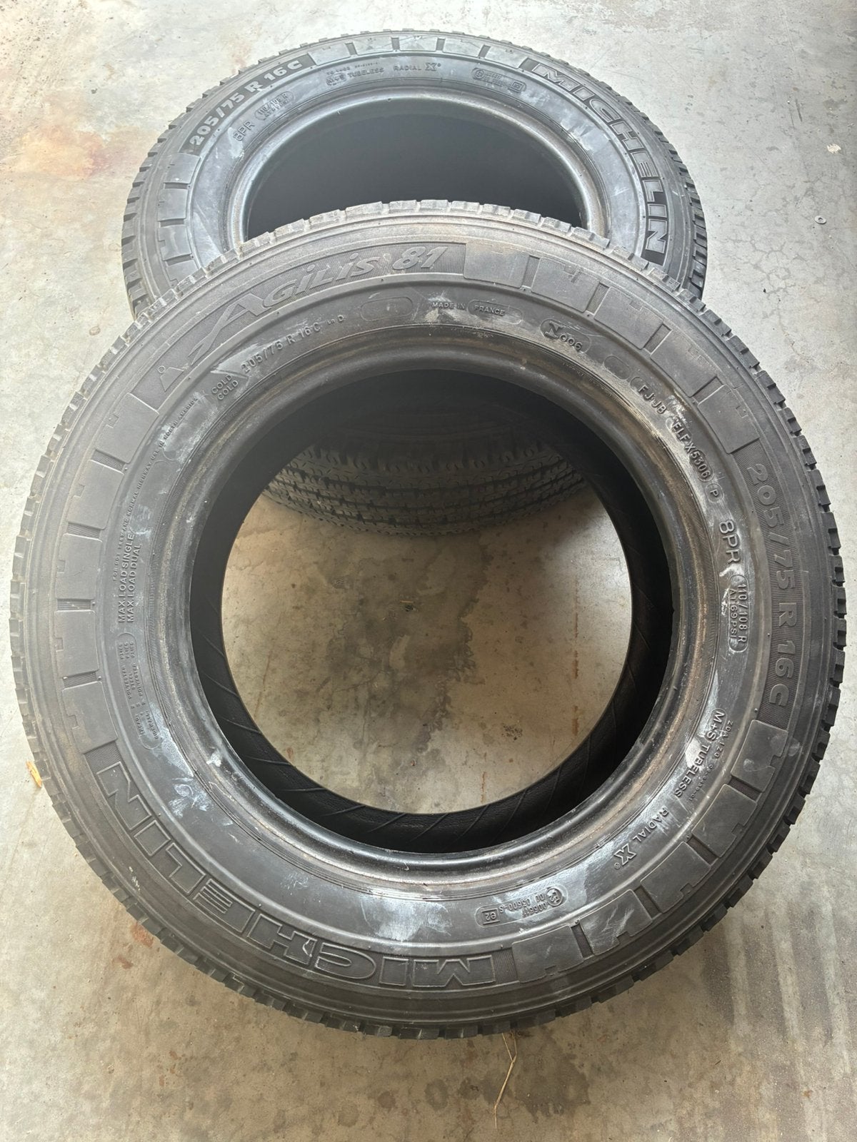 2 goede banden, Ophalen, 16 inch, 205 mm, Band(en)
