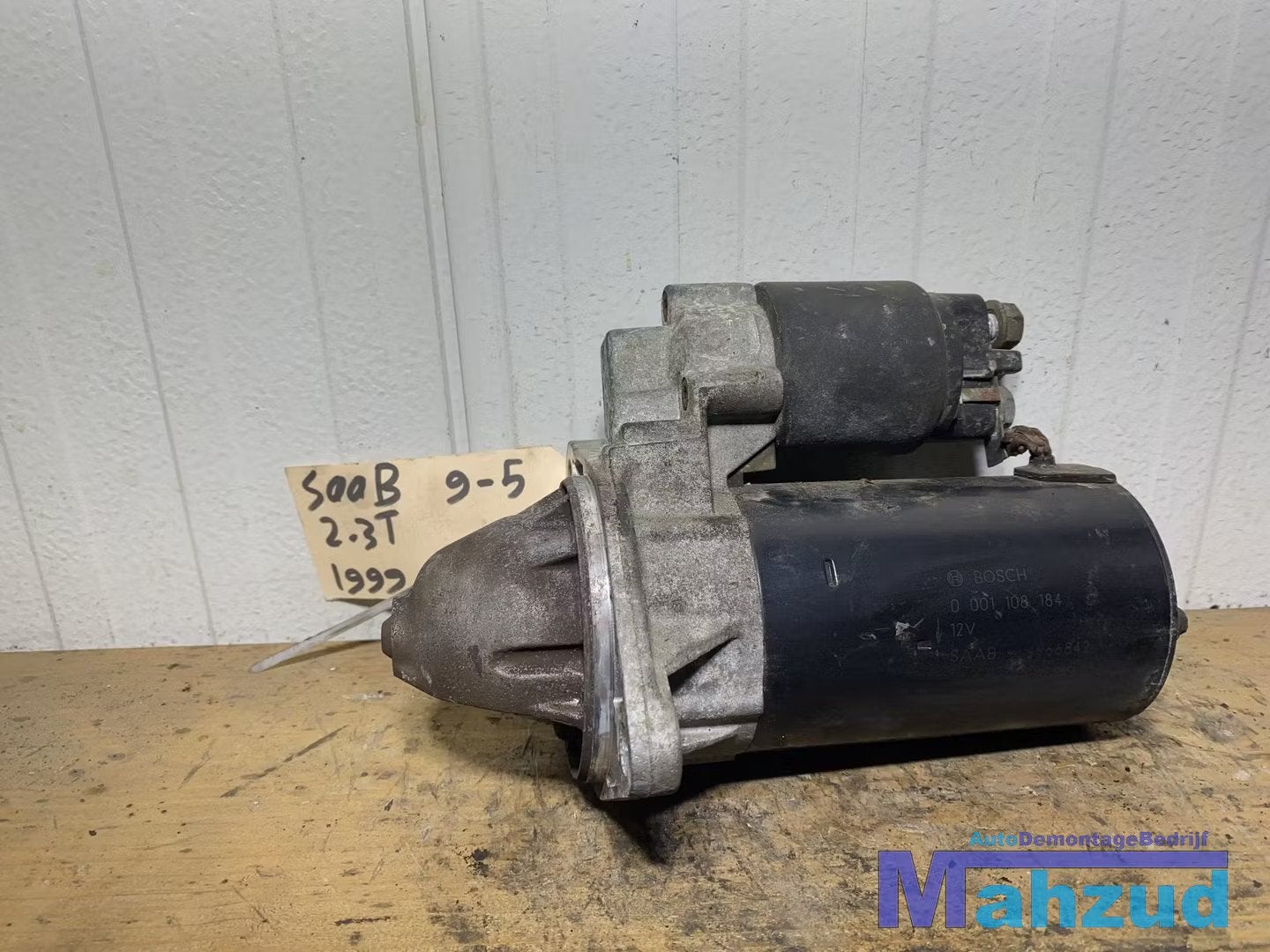 SAAB 9-5 9-3 2.0t 2.3T Startmotor 0001108184 1998-2002, Saab Automobile AB (defunct), Saabvagen 1
461 80  Trollhattan, SE, Utilisé