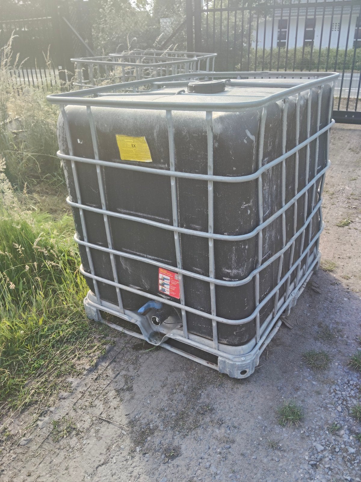 Zwart ibc vat, Tuin en Terras, Ophalen