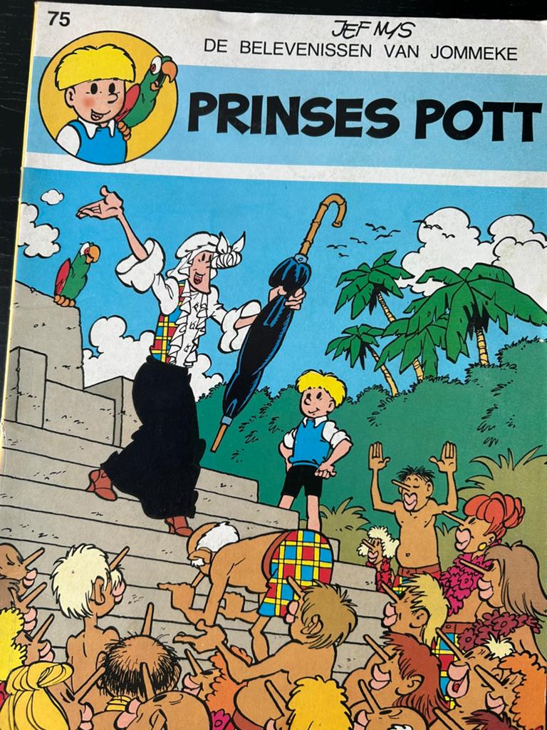 Jommeke Prinses Pott nr 75 zwart-wit, Boeken, Eén stripboek, Ophalen, Gelezen