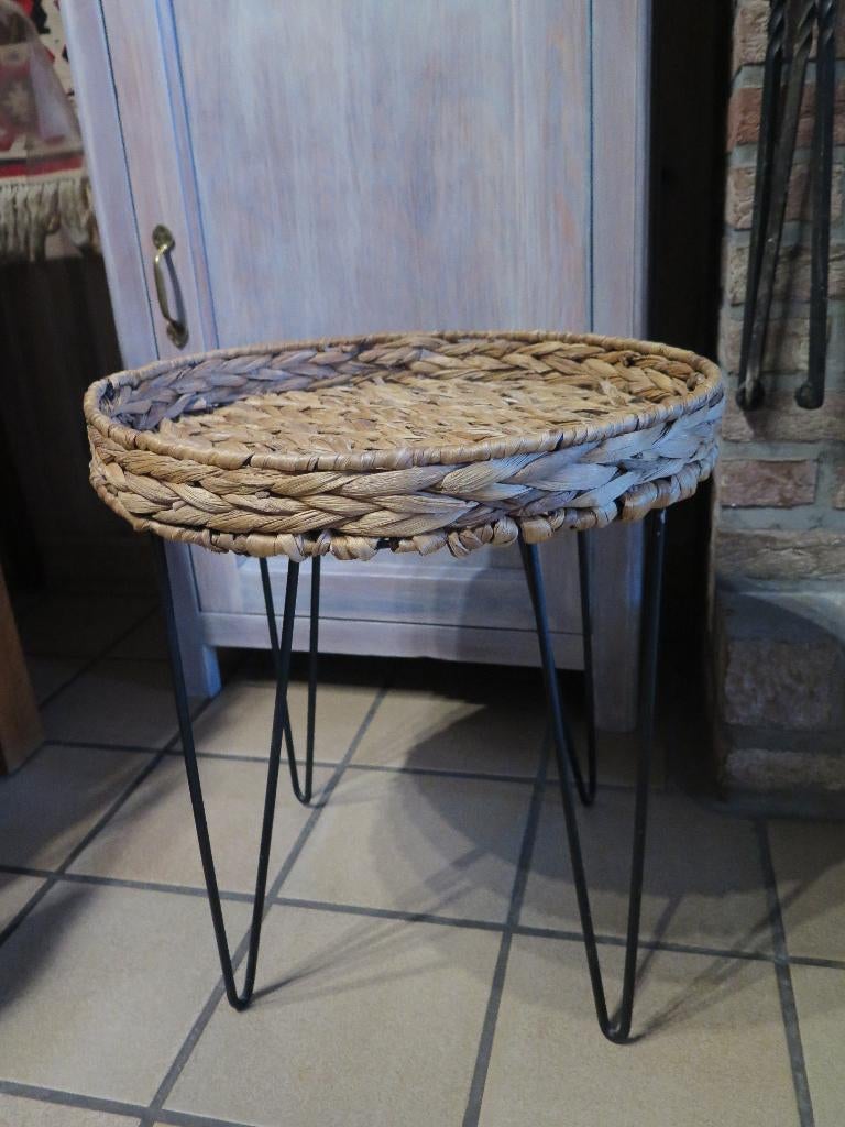 petite table de salon, Maison & Meubles, Tables | Tables de salon, Moins de 50 cm, Rond, Enlèvement, Utilisé
