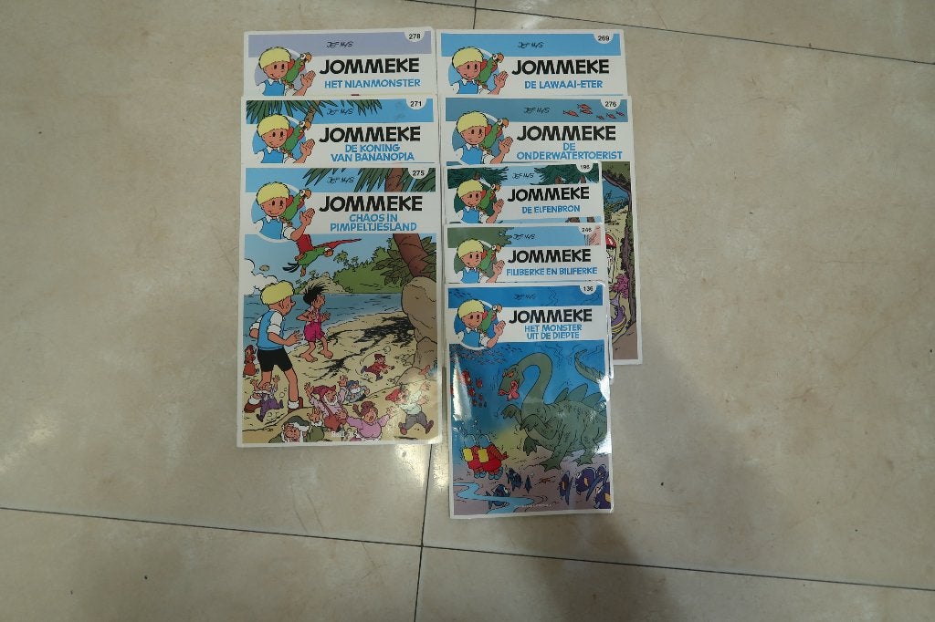 jommekes, Plusieurs BD, Enlèvement, Comme neuf, Jef Nys.