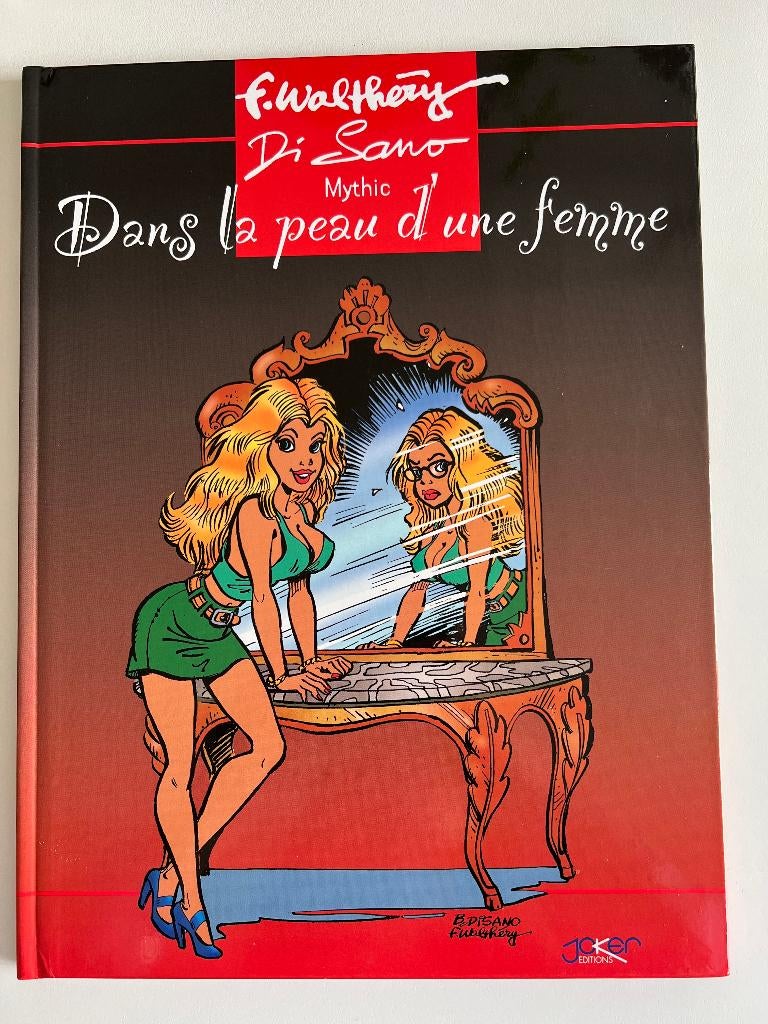BD Dans la peau d'une femme, Enlèvement ou Envoi, Une BD, Utilisé, Di Sano - Mythic - Walthéry